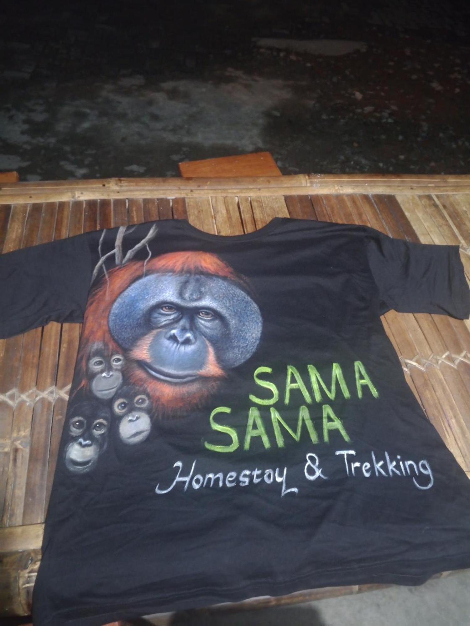 Sama Sama Homestay & Trekking Only Stay Here Book Trekking And Transport With Us Bukit Lawang Exterior photo